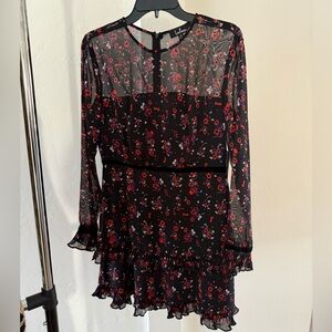 NWT Lulus Long Sleeve Mini dress